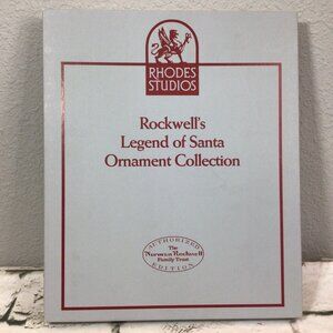 VTG Rockwells Legend Of Santa Ornament Collection W/Original Box Norman Rockwell